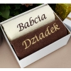 LUKSUSOWY PREZENT DLA BABCI I DZIADKA ZESTAW RĘCZNIKÓW Z HAFTEM KOMPLET