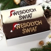ŚWIĄTECZNY KOMPLET GRUBYCH RĘCZNIKÓW Z HAFTEM NA PREZENT MIKOŁAJ ŚWIĘTA