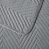 NARZUTA WELUROWA 200X220 NA KANAPĘ PREMIUM VELVET PIKOWANA SZARY