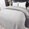 NARZUTA WELUROWA 200X220 NA KANAPĘ PREMIUM VELVET PIKOWANA KAPA JASNY SZARY