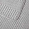 NARZUTA WELUROWA 200X220 NA KANAPĘ PREMIUM VELVET PIKOWANA KAPA JASNY SZARY