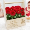 NOSIDŁO DONICZKA SKRZYNKA KWIATY PREZENT DLA BABCI