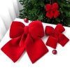 kokarda Holly Bow na wianek lub prezent