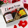 PREZENT NA WALENTYNKI KOMPLET RĘCZNIKÓW Z HAFTEM I LOVE YOU ZESTAW UPOMINEK