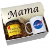 KOMPLET DLA MAMY RĘCZNIK Z HAFTEM + KUBEK + MIÓD PREZENT DZIEŃ MATKI MAMA