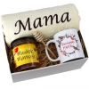 KOMPLET DLA MAMY RĘCZNIK Z HAFTEM + KUBEK + MIÓD PREZENT DZIEŃ MATKI MAMA