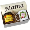 KOMPLET DLA MAMY RĘCZNIK Z HAFTEM + KUBEK + MIÓD PREZENT DZIEŃ MATKI MAMA