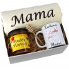 KOMPLET DLA MAMY RĘCZNIK Z HAFTEM + KUBEK + MIÓD PREZENT DZIEŃ MATKI MAMA