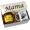 KOMPLET DLA MAMY RĘCZNIK Z HAFTEM + KUBEK + MIÓD PREZENT DZIEŃ MATKI MAMA