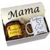 KOMPLET DLA MAMY RĘCZNIK Z HAFTEM + KUBEK + MIÓD PREZENT DZIEŃ MATKI MAMA