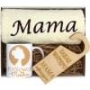 KOMPLET DLA MAMY RĘCZNIK Z HAFTEM + KUBEK 330ml NA PREZENT DZIEŃ MATKI MAMA
