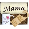 KOMPLET DLA MAMY RĘCZNIK Z HAFTEM + KUBEK 330ml NA PREZENT DZIEŃ MATKI MAMA