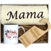 KOMPLET DLA MAMY RĘCZNIK Z HAFTEM + KUBEK 330ml NA PREZENT DZIEŃ MATKI MAMA