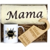 KOMPLET DLA MAMY RĘCZNIK Z HAFTEM + KUBEK 330ml NA PREZENT DZIEŃ MATKI MAMA