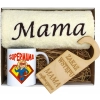 KOMPLET DLA MAMY RĘCZNIK Z HAFTEM + KUBEK 330ml NA PREZENT DZIEŃ MATKI MAMA