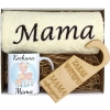KOMPLET DLA MAMY RĘCZNIK Z HAFTEM + KUBEK 330ml NA PREZENT DZIEŃ MATKI MAMA