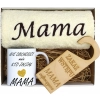 KOMPLET DLA MAMY RĘCZNIK Z HAFTEM + KUBEK 330ml NA PREZENT DZIEŃ MATKI MAMA