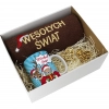 PREZENT NA ŚWIĘTA KUBEK + RĘCZNIK Z HAFTEM ŚWIĄTECZNY ZESTAW MIKOŁAJ