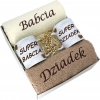 PREZENT DZIEŃ BABCI I DZIADKA RĘCZNIKI KUBKI HAFT