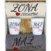 PREZENT ŚLUB ŻONA MĄŻ ROCZNICA RĘCZNIKI KUBKI