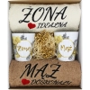 PREZENT ŚLUB ŻONA MĄŻ ROCZNICA RĘCZNIKI KUBKI
