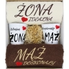 PREZENT ŚLUB ŻONA MĄŻ ROCZNICA RĘCZNIKI KUBKI