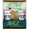 PREZENT ŚLUB ŻONA MĄŻ ROCZNICA RĘCZNIKI KUBKI