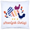 POSZEWKA WIELKANOCNA 40x40 JASIEK WIELKANOC ZAJĄCZEK KRÓLIK DEKORACYJNA