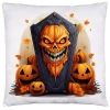 POSZEWKA DEKORACYJNA 40x40 JASIEK OZDOBNA HALLOWEENOWA HALLOWEEN DYNIA TRUMNA NIETOPERZE