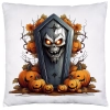 POSZEWKA DEKORACYJNA 40x40 JASIEK OZDOBNA HALLOWEENOWA HALLOWEEN DYNIA TRUMNA NIETOPERZE