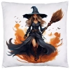 POSZEWKA DEKORACYJNA HALLOWEEN VELVET 40x40 WELUROWA CZAROWNICA