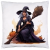 POSZEWKA DEKORACYJNA 40x40 JASIEK OZDOBNA HALLOWEENOWA HALLOWEEN CZAROWNICA