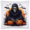POSZEWKA DEKORACYJNA 40x40 JASIEK OZDOBNA HALLOWEENOWA HALLOWEEN DYNIE KOŚCIOTRUPWAMPIR