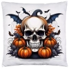 POSZEWKA DEKORACYJNA 40x40 JASIEK OZDOBNA HALLOWEENOWA HALLOWEEN DYNIE CZASZKA KOŚCIOTRUPWAMPIR