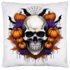 POSZEWKA DEKORACYJNA 40x40 JASIEK OZDOBNA HALLOWEENOWA HALLOWEEN DYNIE CZASZKA KOŚCIOTRUPWAMPIR