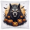 POSZEWKA DEKORACYJNA 40x40 JASIEK OZDOBNA HALLOWEENOWA HALLOWEEN DYNIE WILKOŁAK