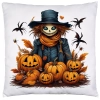 POSZEWKA DEKORACYJNA HALLOWEEN VELVET 40x40 WELUROWA STRACH NA WRÓBLE DYNIE NIETOPERZE