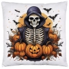 POSZEWKA DEKORACYJNA 40x40 JASIEK OZDOBNA HALLOWEENOWA HALLOWEEN DYNIE STRACH KOŚCIOTRUP