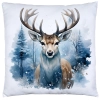 POSZEWKA DEKORACYJNA 40x40 JASIEK OZDOBNA ZIMOWA ŚWIĄTECZNA JELEŃ RENIFER