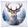 POSZEWKA DEKORACYJNA 40x40 JASIEK OZDOBNA ZIMOWA ŚWIĄTECZNA JELEŃ RENIFER
