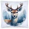 PODUSZKA DEKORACYJNA 40X40 ŚWIĄTECZNA PREZENT ZIMOWA OZDOBNA ŚWIĘTA RENIFER