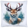 PODUSZKA DEKORACYJNA 40X40 ŚWIĄTECZNA PREZENT ZIMOWA OZDOBNA ŚWIĘTA RENIFER