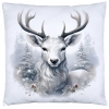POSZEWKA DEKORACYJNA 40x40 JASIEK OZDOBNA ZIMOWA ŚWIĄTECZNA JELEŃ RENIFER