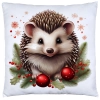 POSZEWKA DEKORACYJNA 40x40 JASIEK OZDOBNA ZIMOWA ŚWIĄTECZNA JELEŃ RENIFER