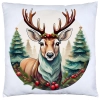 POSZEWKA DEKORACYJNA 40x40 JASIEK OZDOBNA ZIMOWA ŚWIĄTECZNA JELEŃ RENIFER