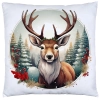 POSZEWKA DEKORACYJNA 40x40 JASIEK OZDOBNA ZIMOWA ŚWIĄTECZNA JELEŃ RENIFER