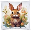 PODUSZKA WIOSENNA WIELKANOCNA 40x40 JASIEK WIELKANOC DEKORACYJNA KRÓLIK