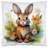 PODUSZKA WIOSENNA WIELKANOCNA 40x40 JASIEK WIELKANOC DEKORACYJNA KRÓLIK