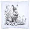 POSZEWKA WIELKANOCNA 40x40 JASIEK WIELKANOC ZAJĄCZEK KRÓLIK DEKORACYJNA