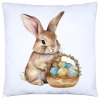 PODUSZKA WIELKANOCNA 40x40 JASIEK WIELKANOC ZAJĄC PISANKI KRÓLIK ŚWIĄTECZNA